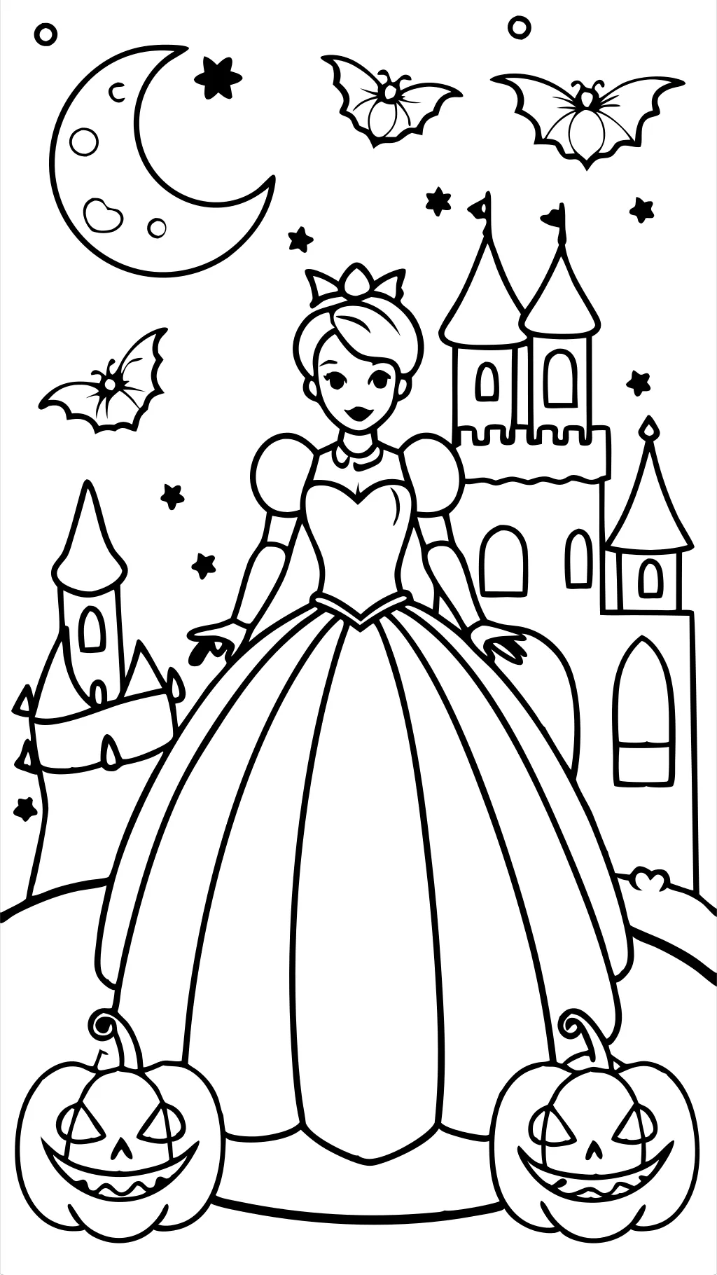 cinderella printable coloring pages